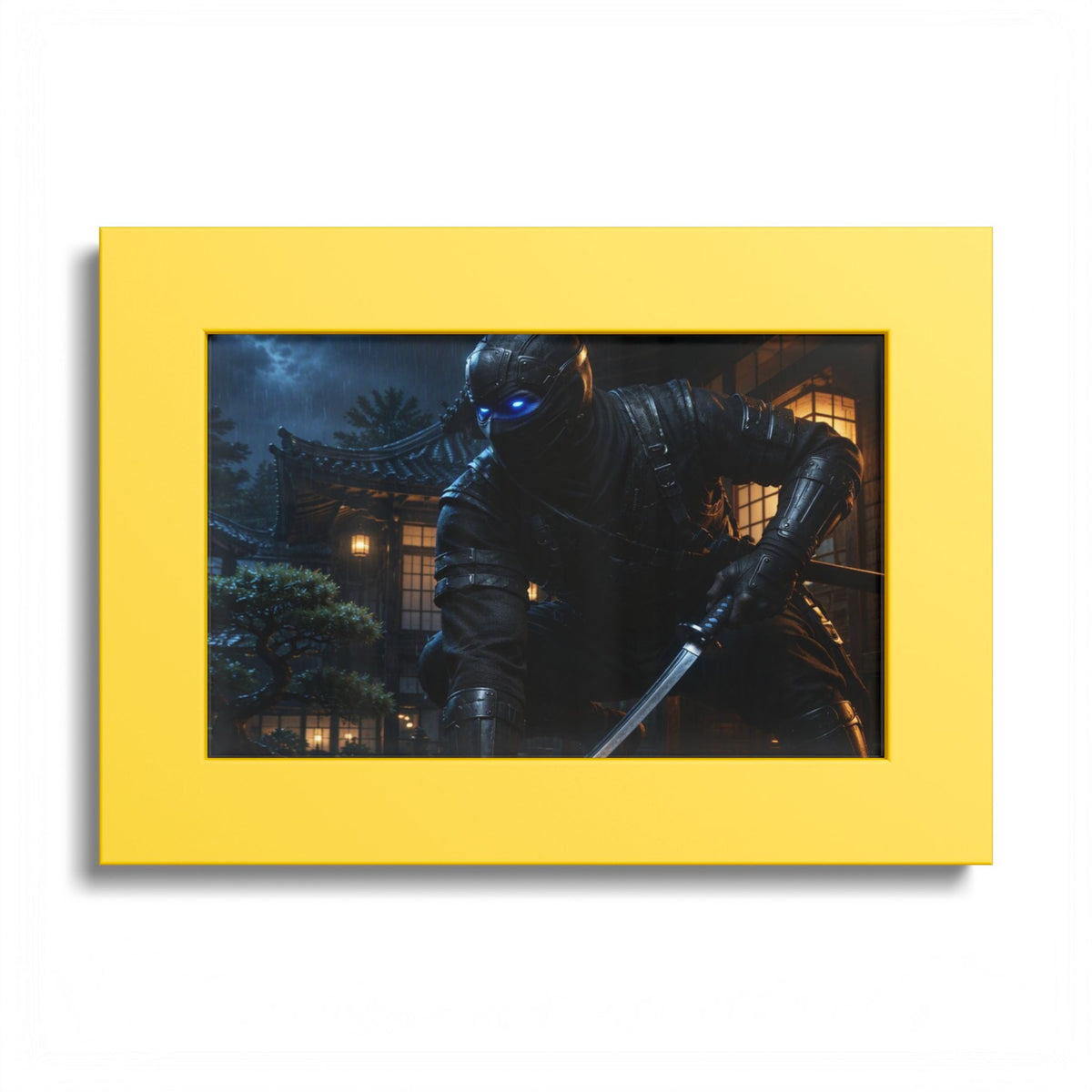 Ninja Night Scene Poster