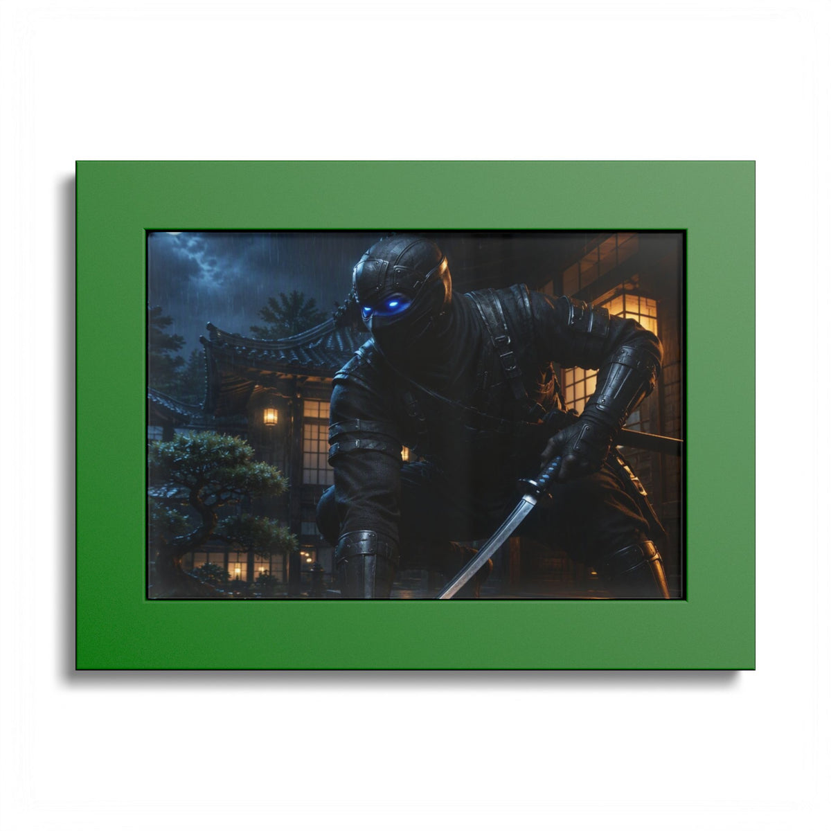 Ninja Night Scene Poster