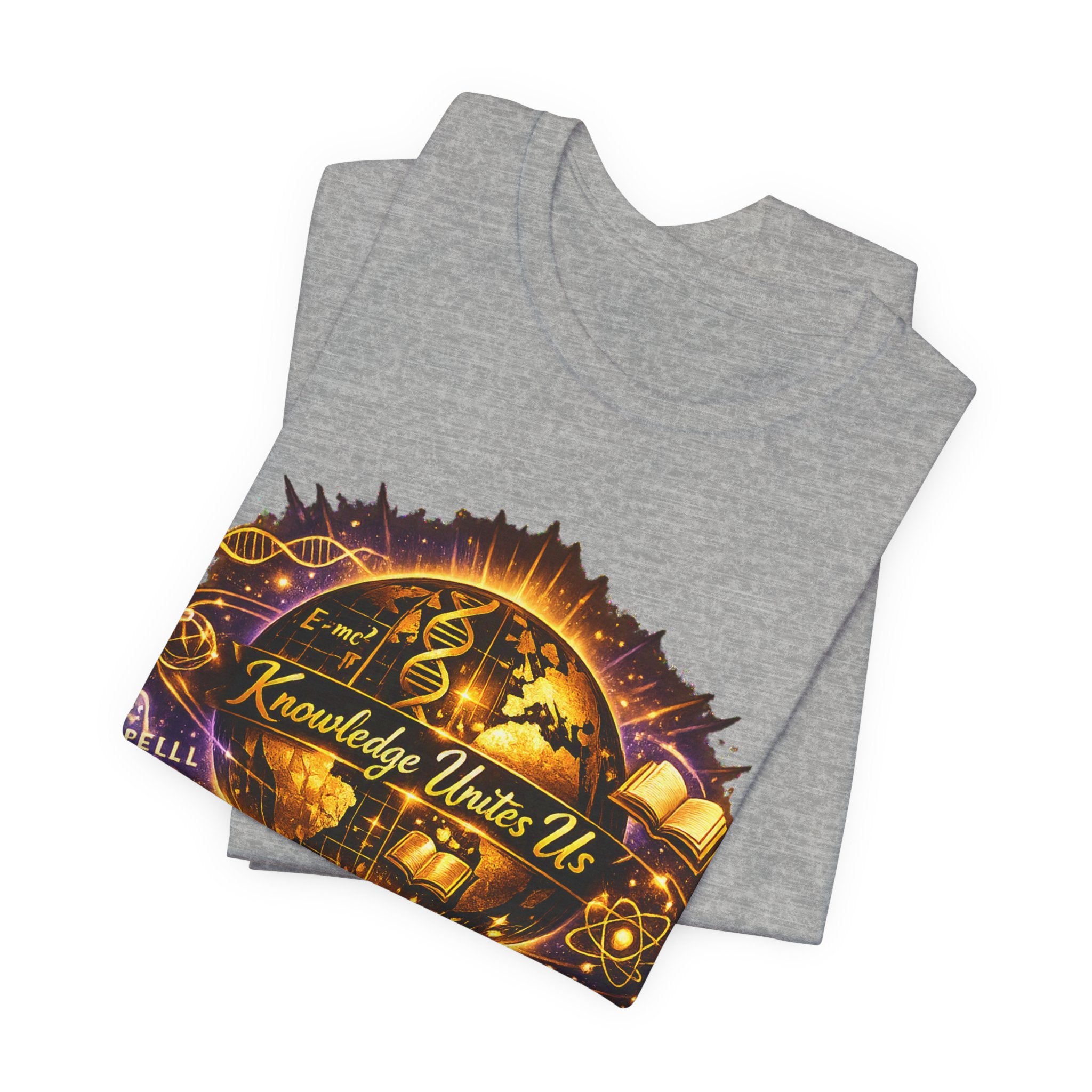 Knowledge Unites Us T-Shirt — Magical Reading & Learning Book Tee