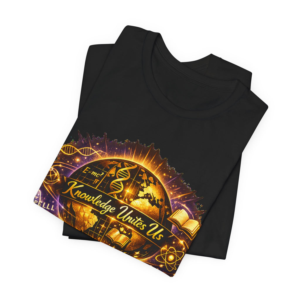 Knowledge Unites Us T-Shirt — Magical Reading & Learning Book Tee