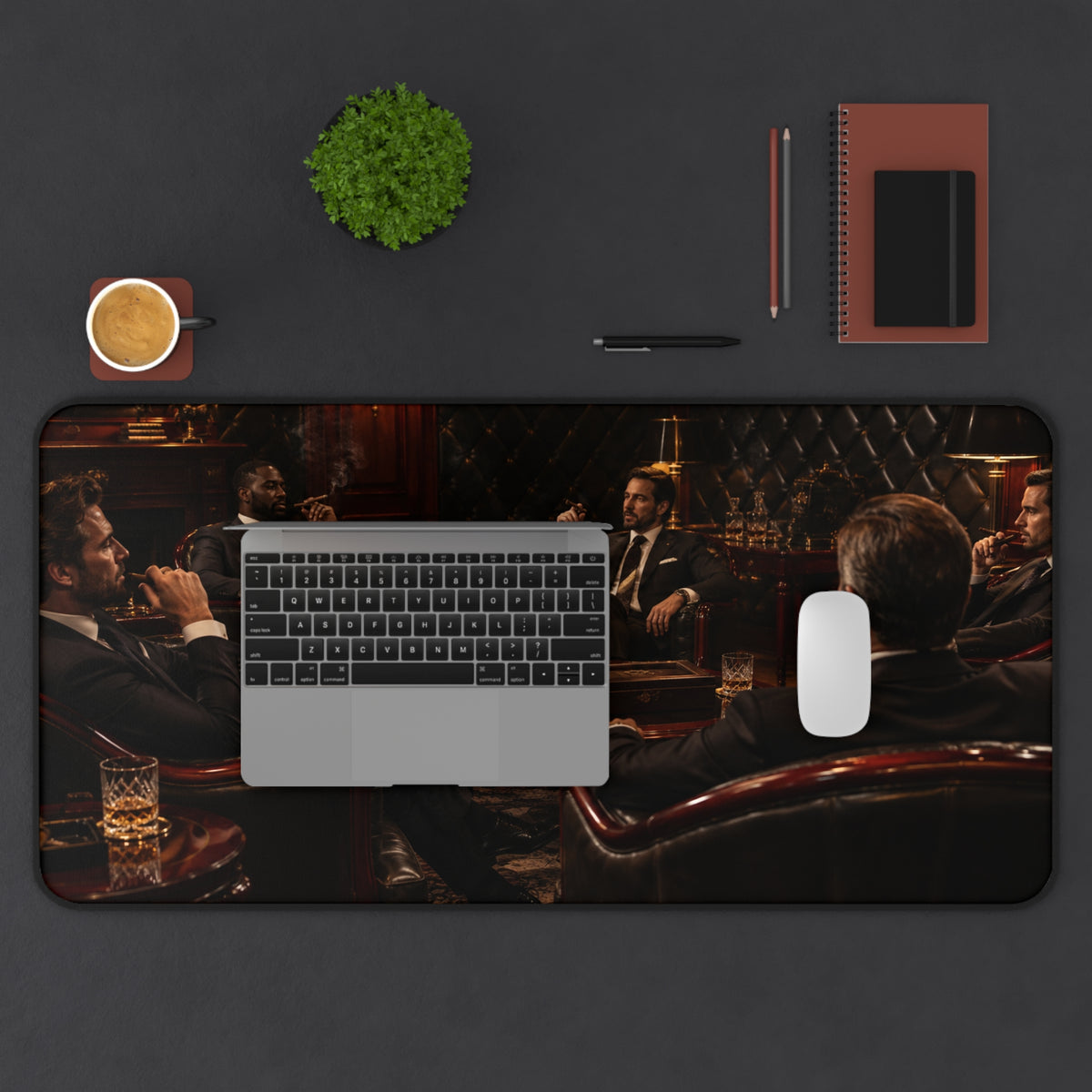 Gentlemen’s Club Vintage Leather Desk Mat
