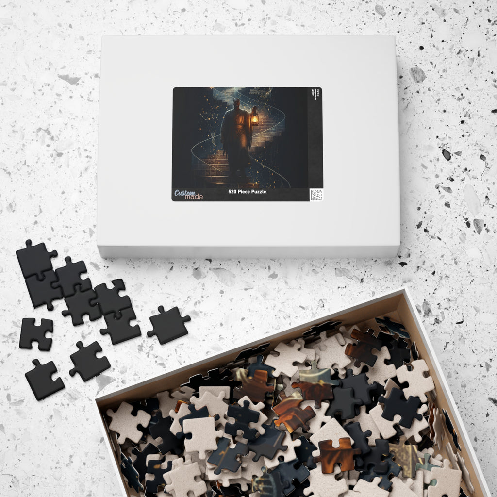 Mystic Lantern Staircase Puzzle — Moonlit Fantasy Jigsaw (110–1014 pcs)
