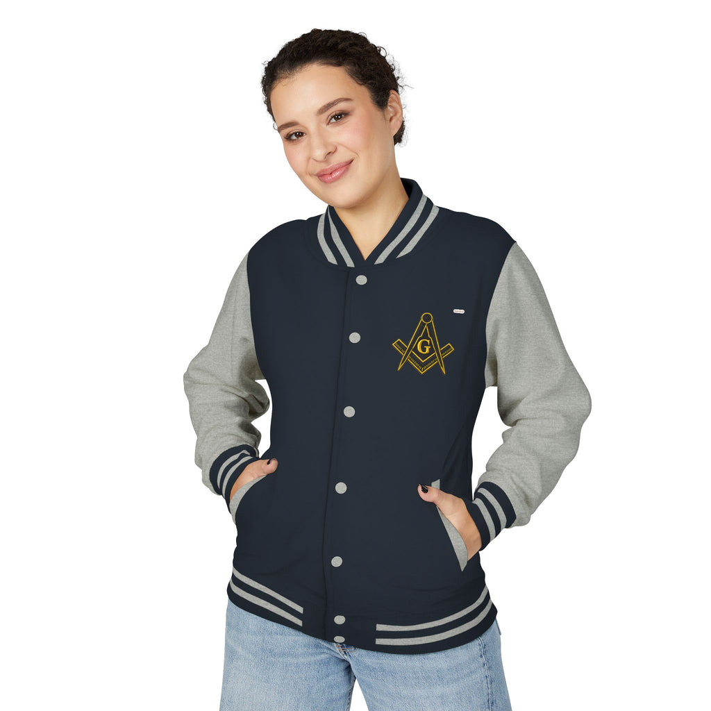 Masonic Embroidered Letterman Jacket