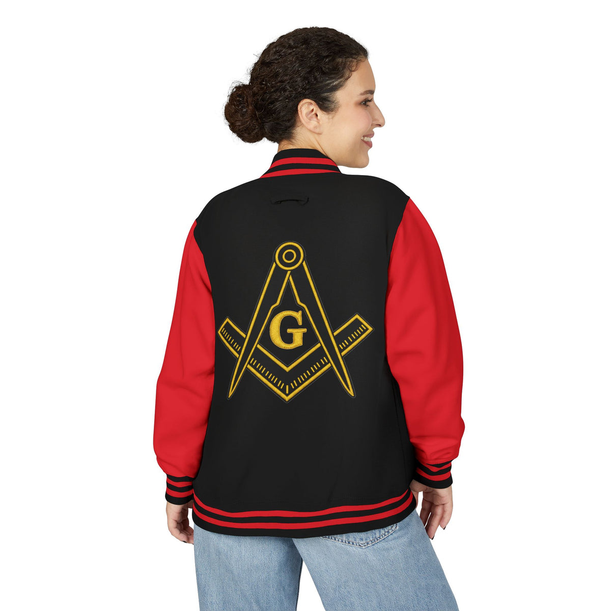 Masonic Embroidered Letterman Jacket