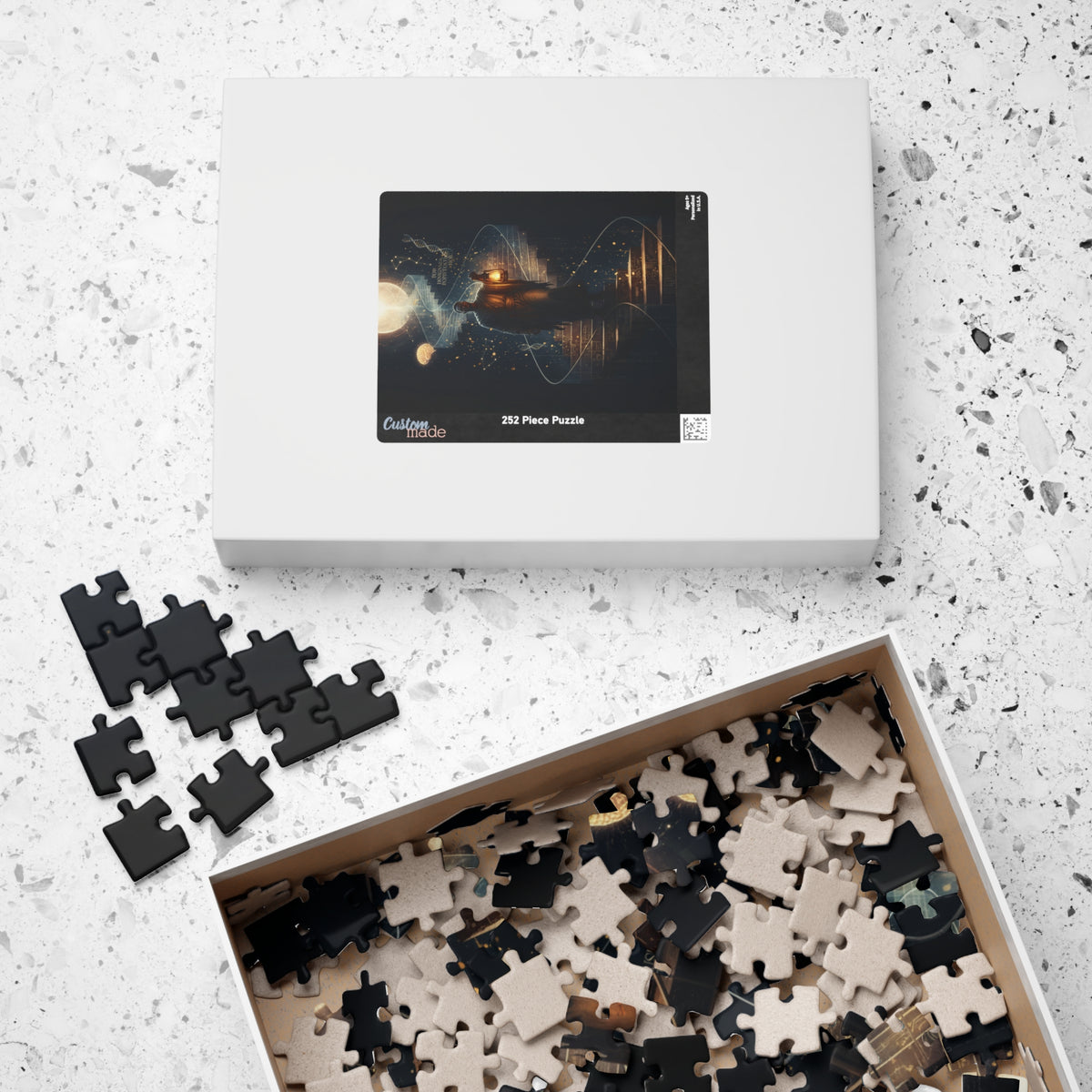 Mystic Lantern Staircase Puzzle — Moonlit Fantasy Jigsaw (110–1014 pcs)