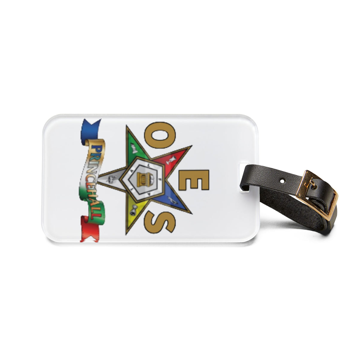 Prince Hall OES Luggage Tag — Order of the Eastern Star Emblem