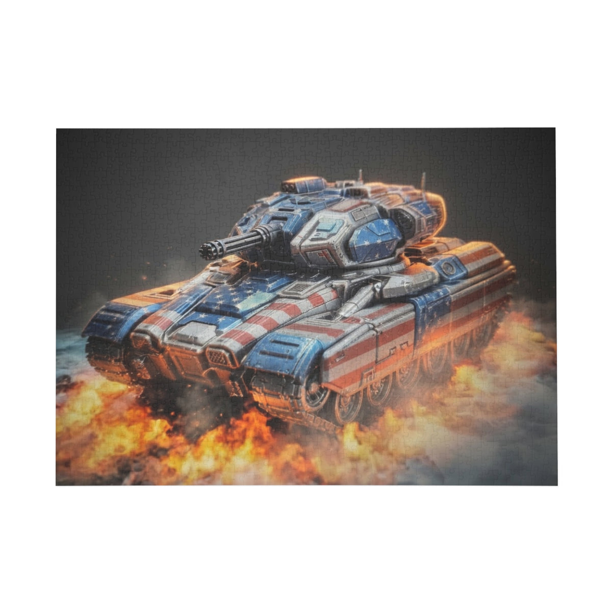 Tank Explosion Puzzle — Military Vehicle Jigsaw (96/252/500/1000 pcs)