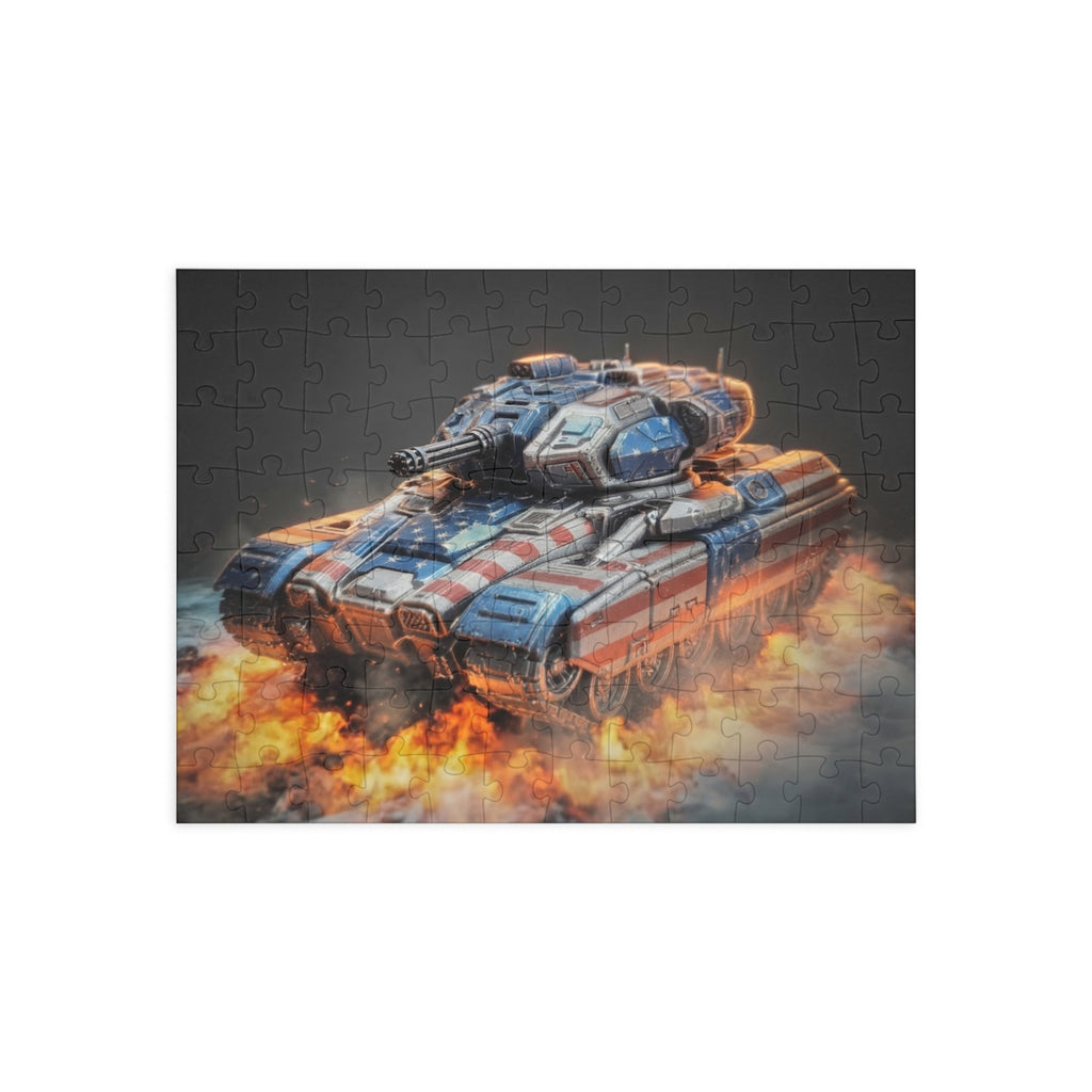 Tank Explosion Puzzle — Military Vehicle Jigsaw (96/252/500/1000 pcs)