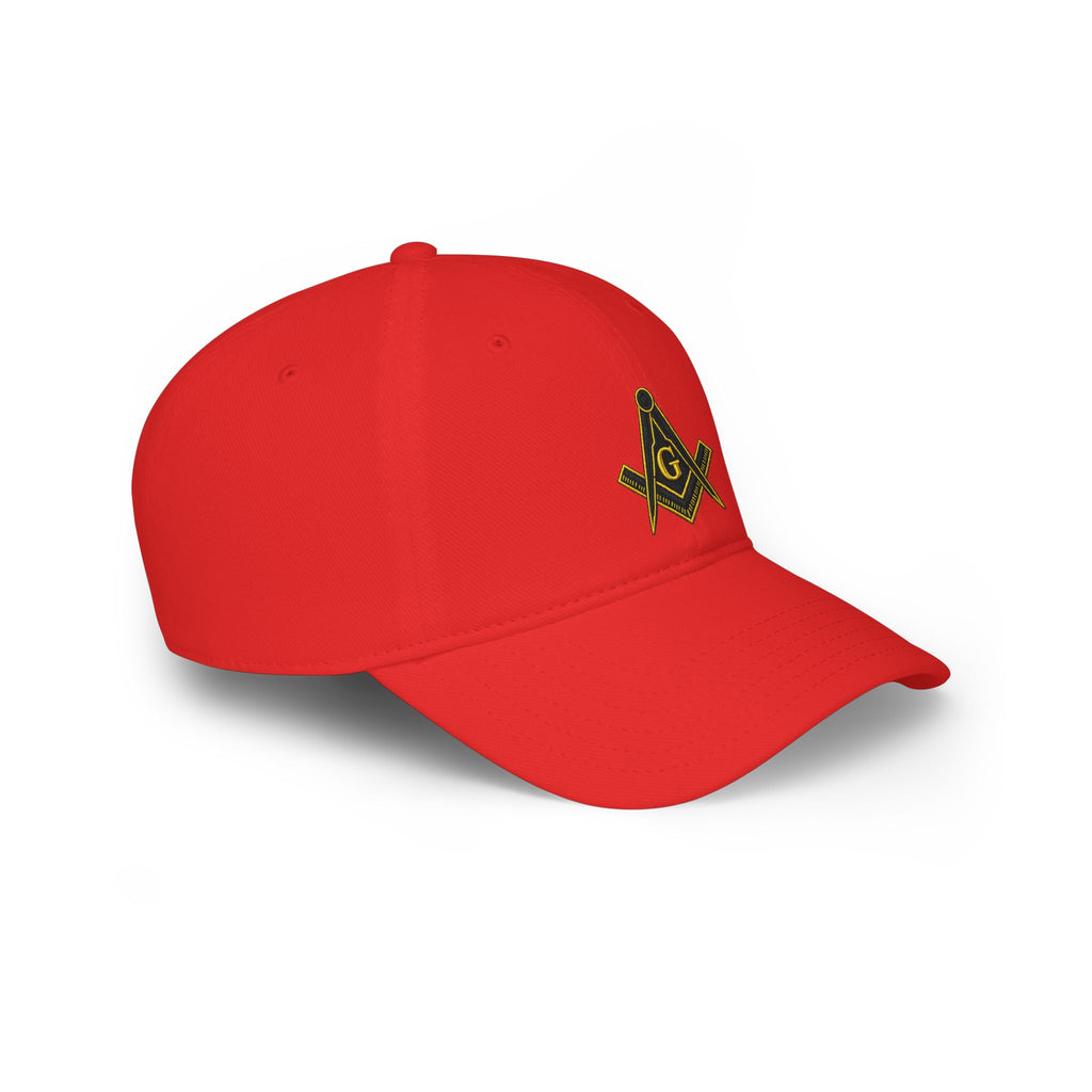 Masonic Square & Compass Low Profile Baseball Cap