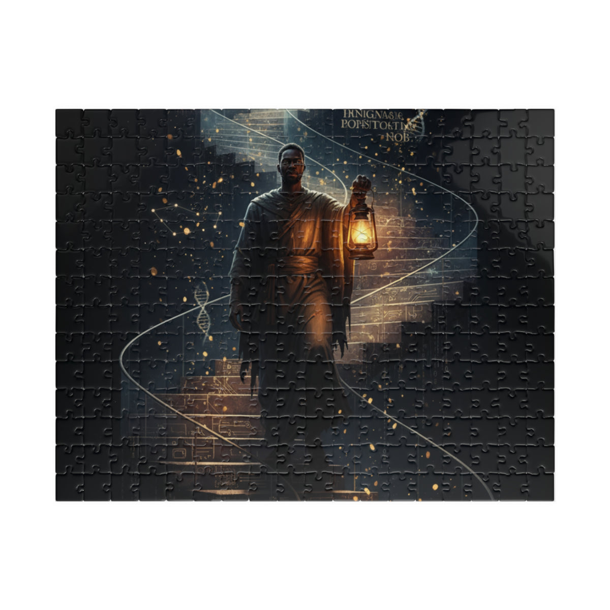 Mystic Lantern Staircase Puzzle — Moonlit Fantasy Jigsaw (110–1014 pcs)