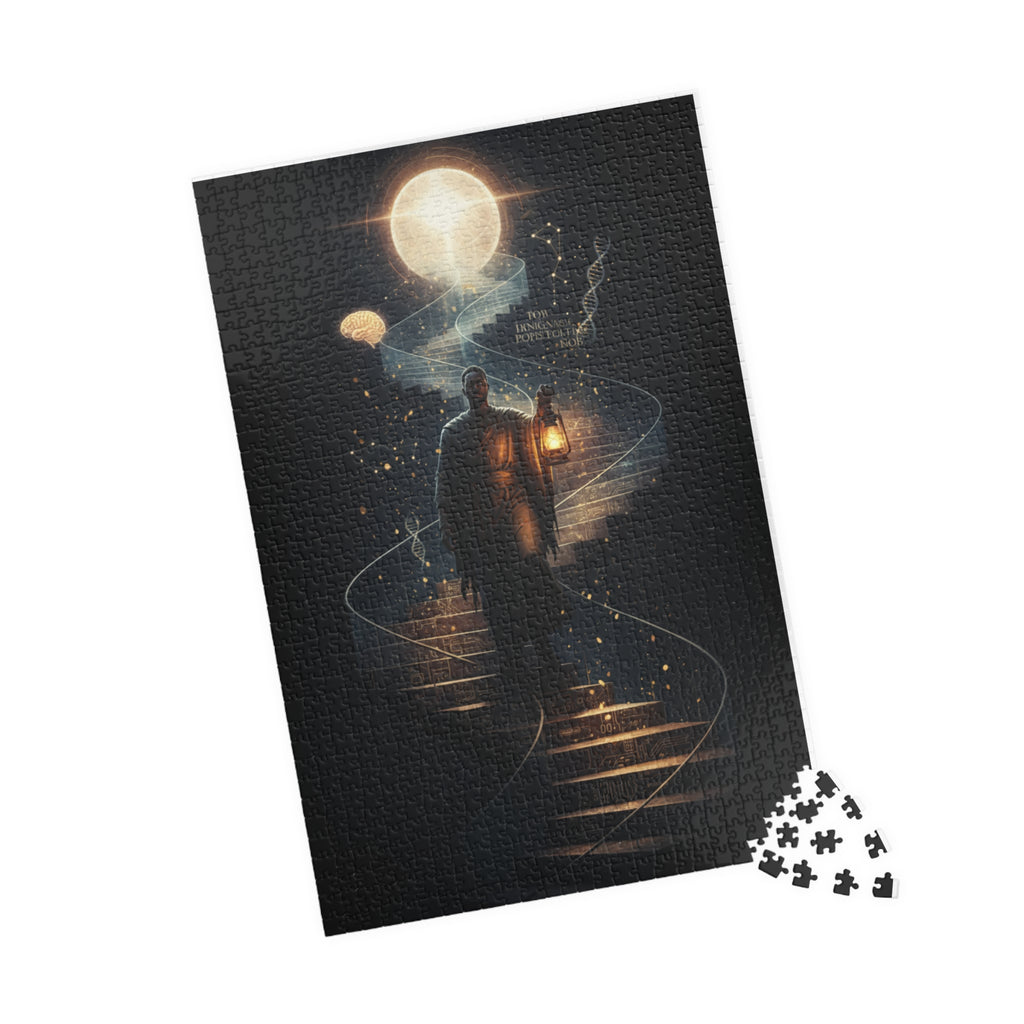 Mystic Lantern Staircase Puzzle — Moonlit Fantasy Jigsaw (110–1014 pcs)