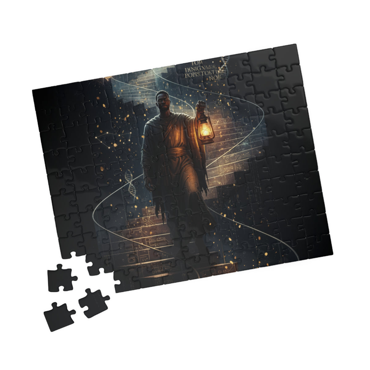 Mystic Lantern Staircase Puzzle — Moonlit Fantasy Jigsaw (110–1014 pcs)