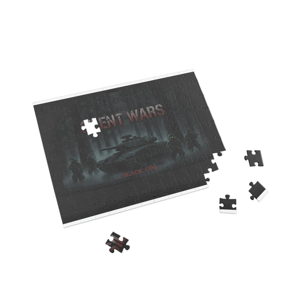 Silent Wars Military Tank Puzzle – Black Ops Tactical 500/1000-Piece Jigsaw