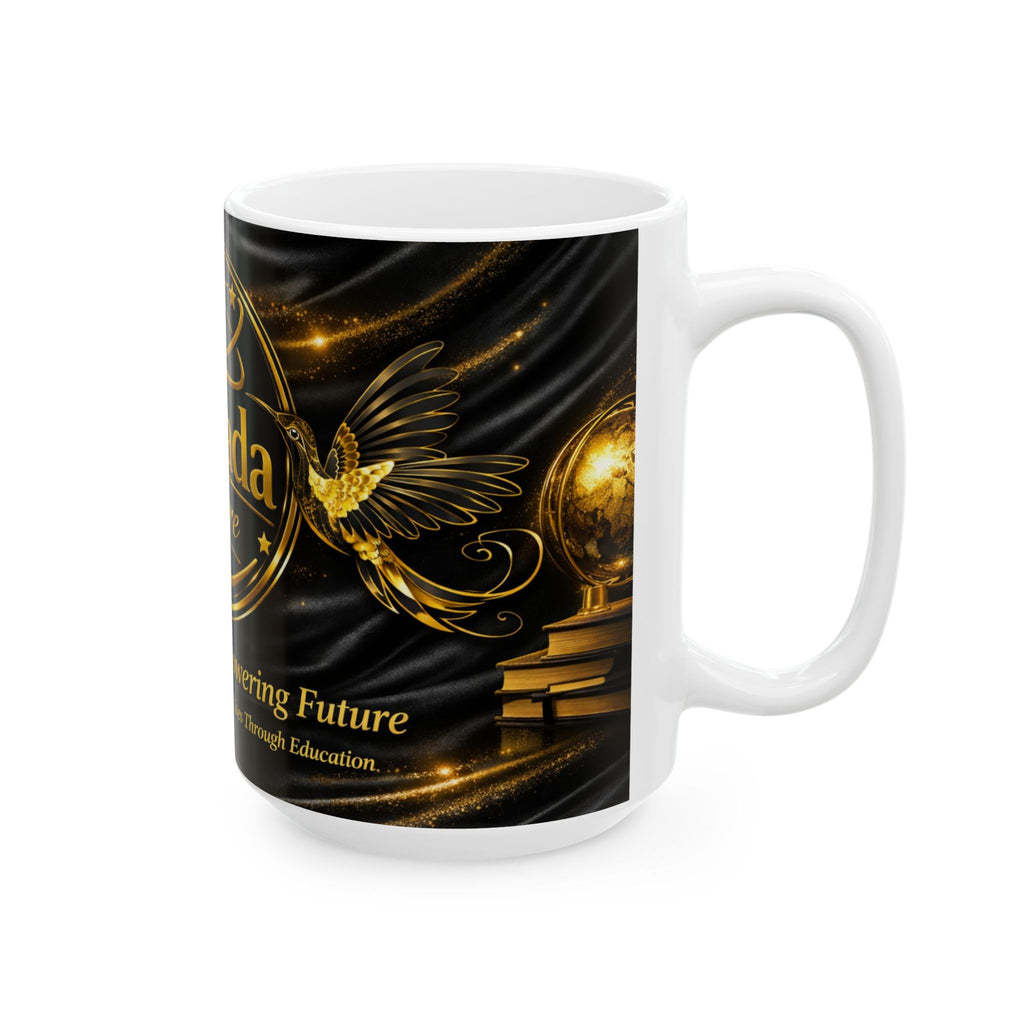 Mug - MaSSada Educare Gold Emblem Ceramic Coffee Mug (11oz/15oz)