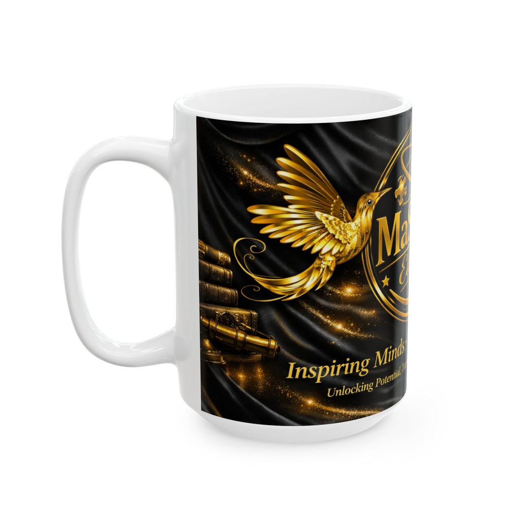Mug - MaSSada Educare Gold Emblem Ceramic Coffee Mug (11oz/15oz)