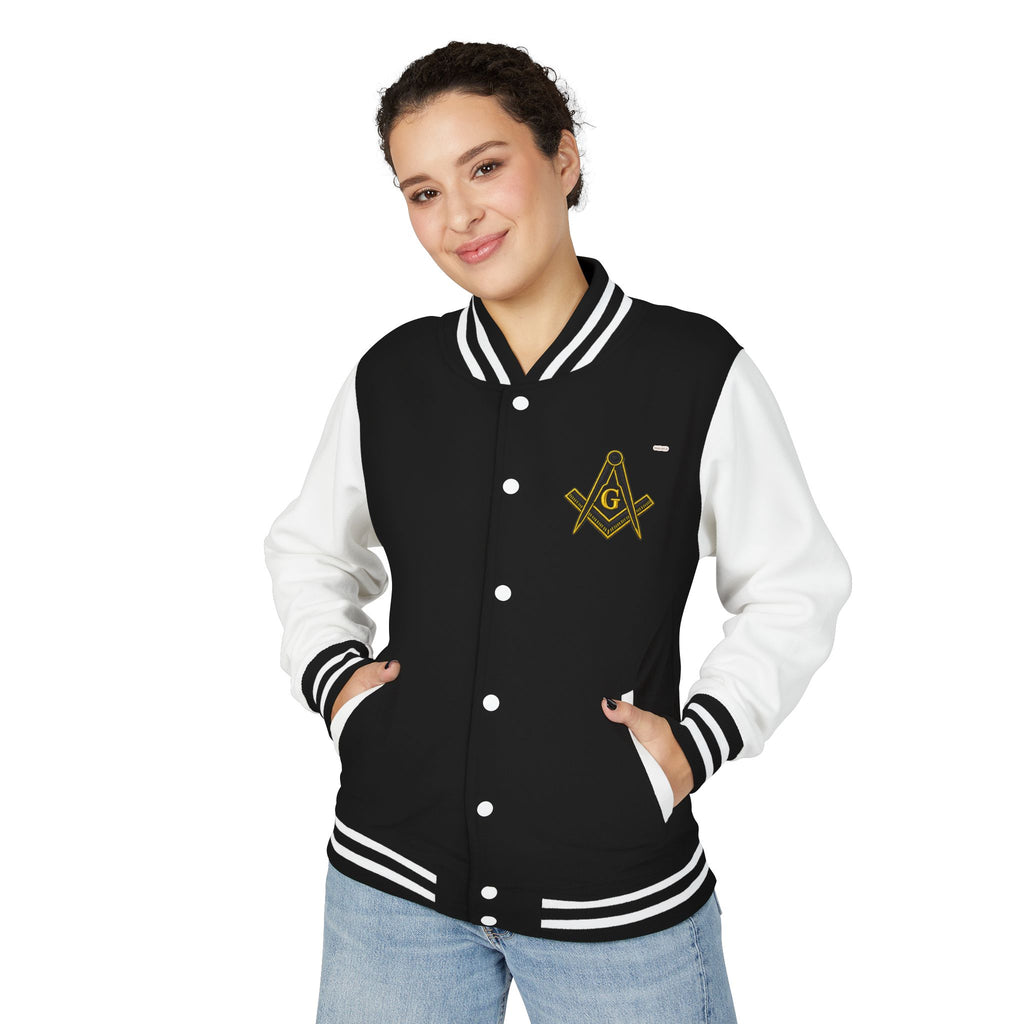 Masonic Embroidered Letterman Jacket