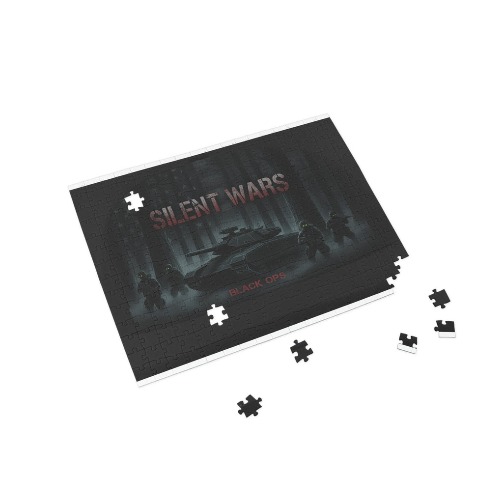Silent Wars Military Tank Puzzle – Black Ops Tactical 500/1000-Piece Jigsaw