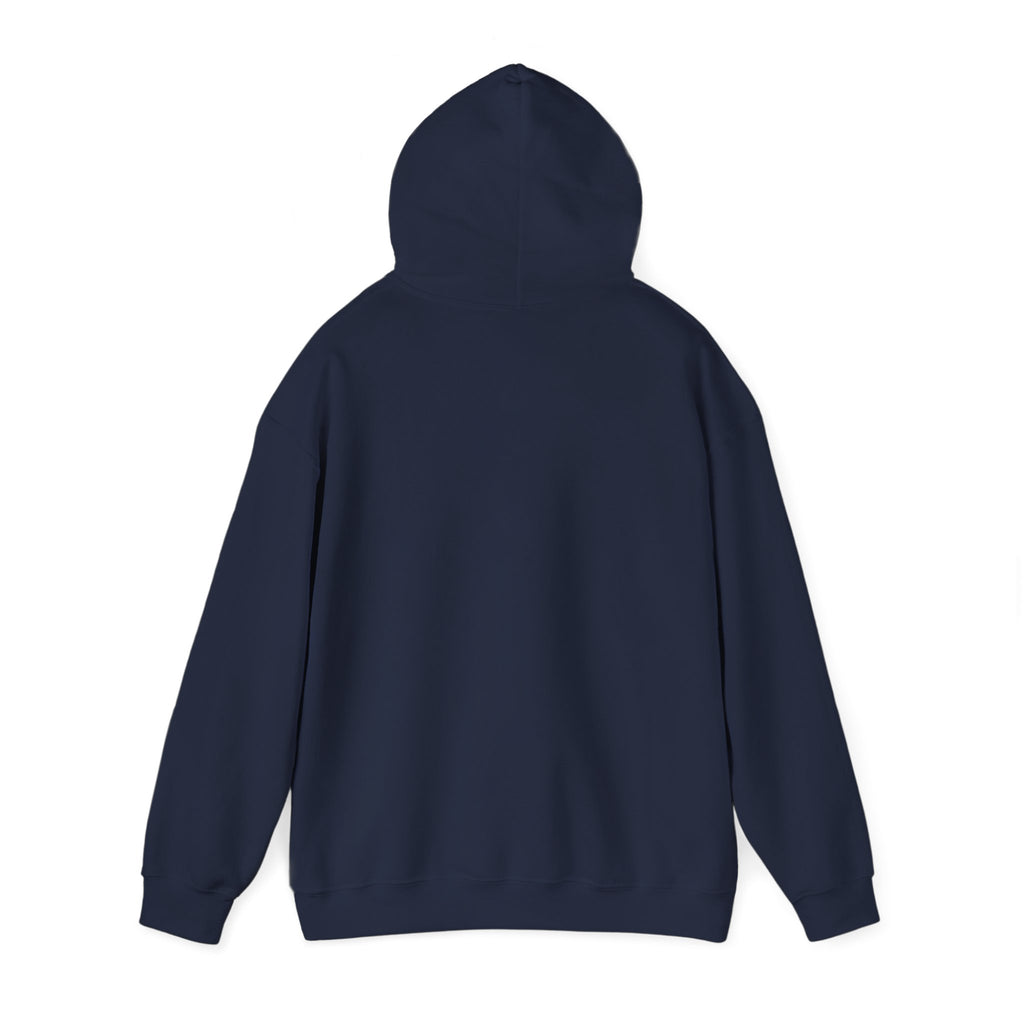 Hoodie — Colorful Earth & Peace Cartoon Graphic "Knowledge Before Power"