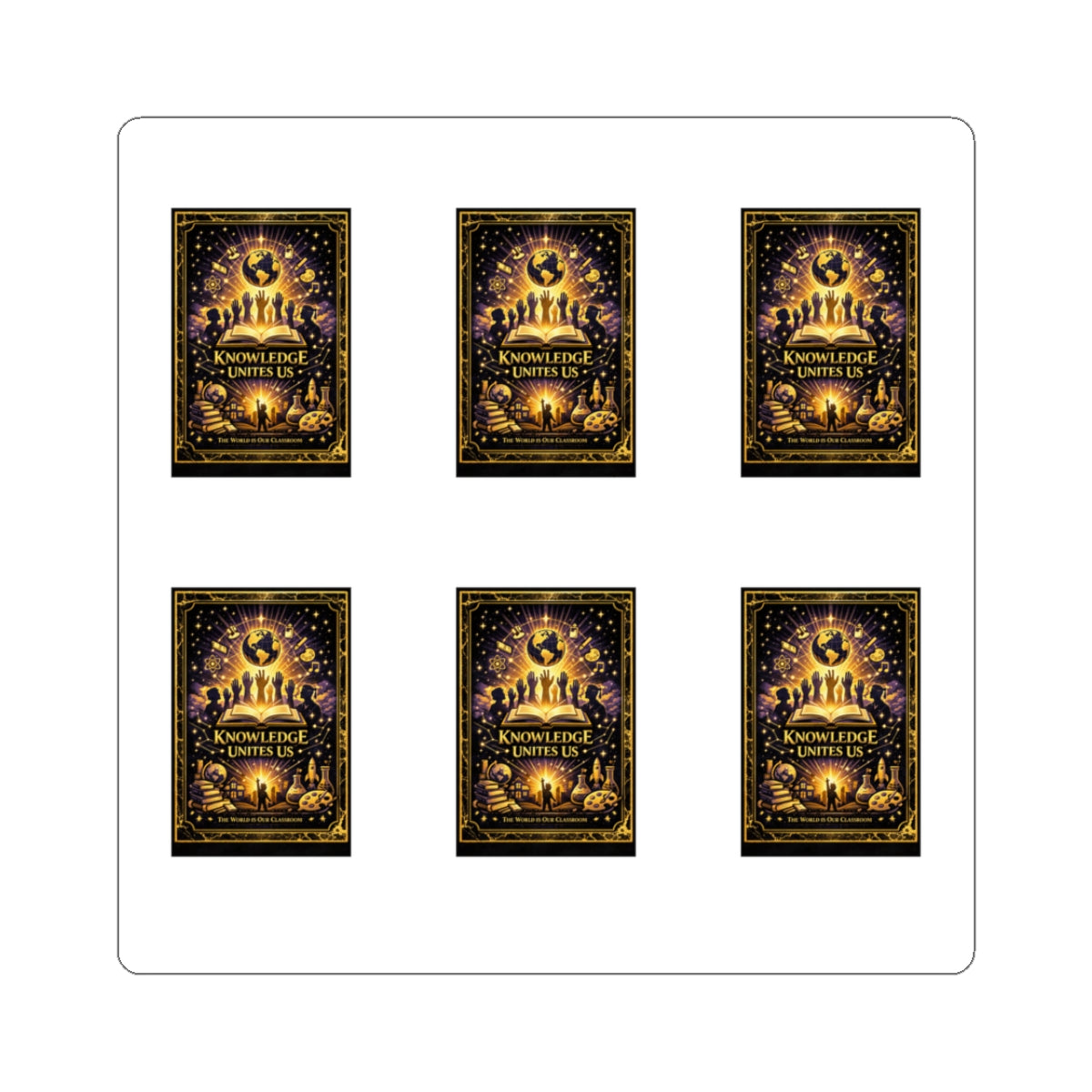 Kiss-Cut Stickers — inspirational Unity