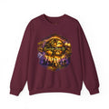Crewneck Sweatshirt — "Knowledge Unites Us" Cosmic Music Festival Design