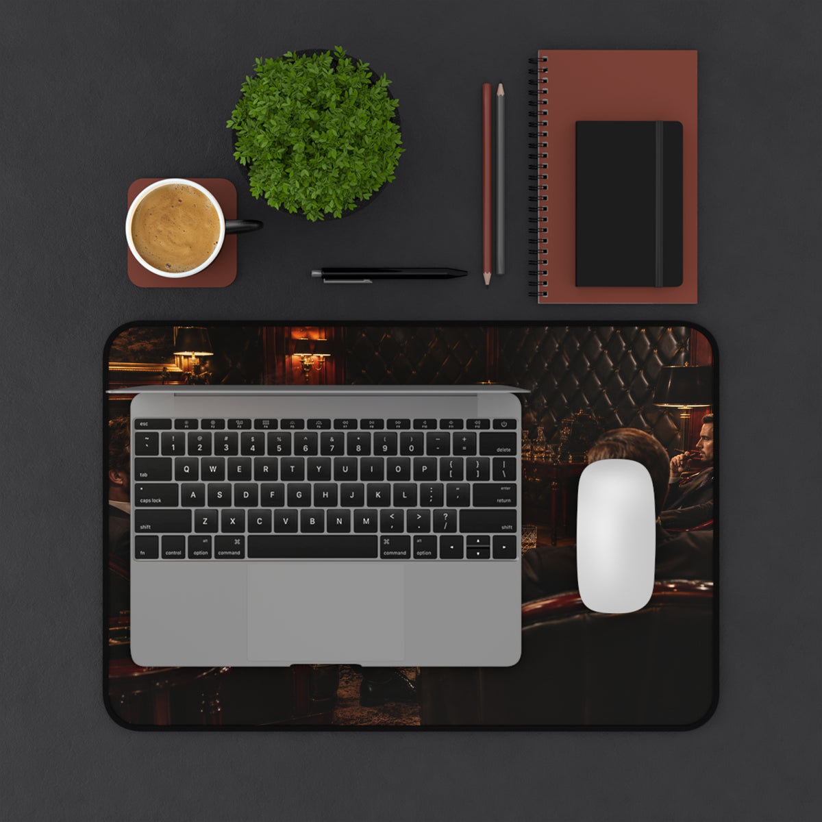 Gentlemen’s Club Vintage Leather Desk Mat