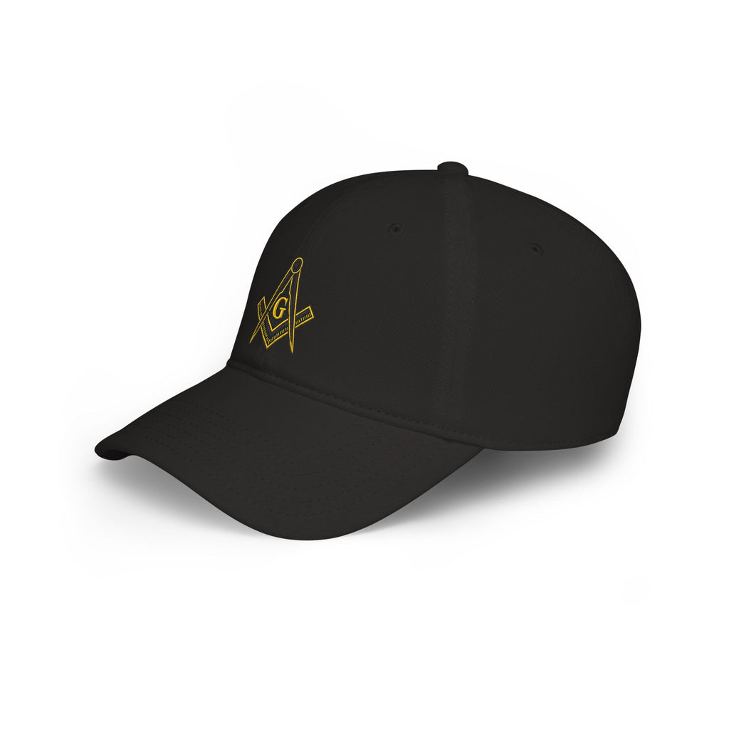 Masonic Square & Compass Low Profile Baseball Cap
