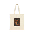 Vintage Portrait Canvas Tote Bag — Classic Art Print Cotton Tote