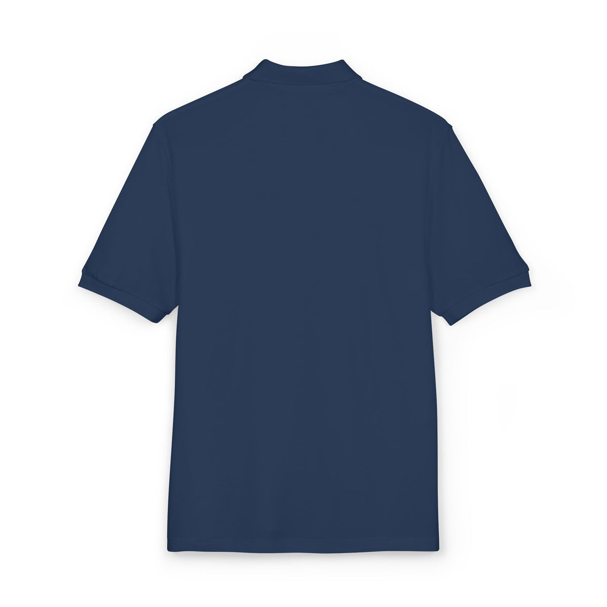 Masonic-Embroidered Gold Fleur-de-Lis Polo Shirt