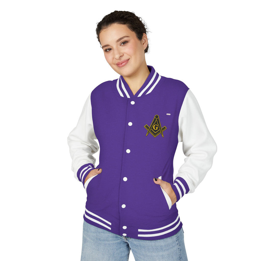 Masonic Embroidered Letterman Jacket
