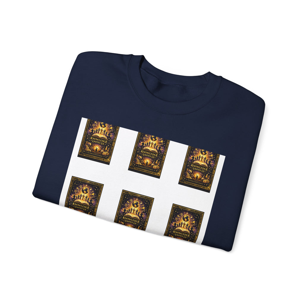 Crewneck Sweatshirt — Vintage Candles Grid Graphic