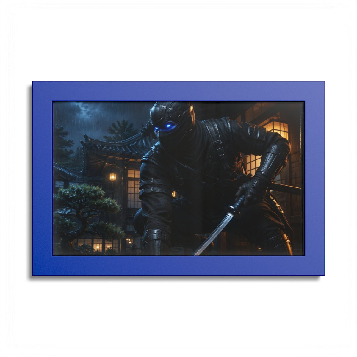 Ninja Night Scene Poster