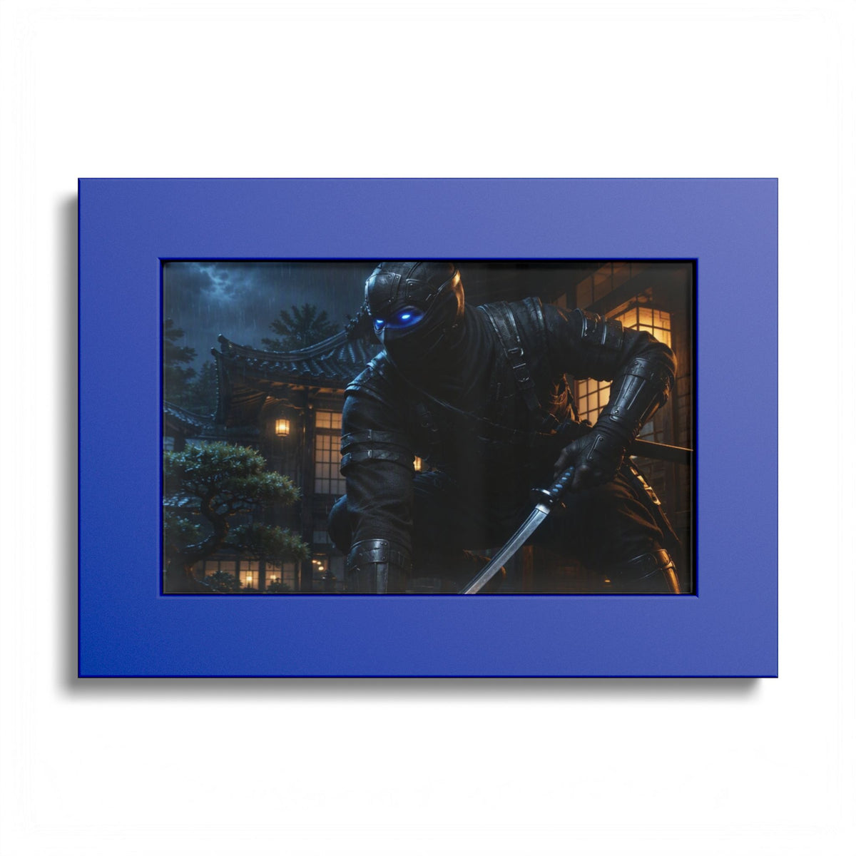 Ninja Night Scene Poster