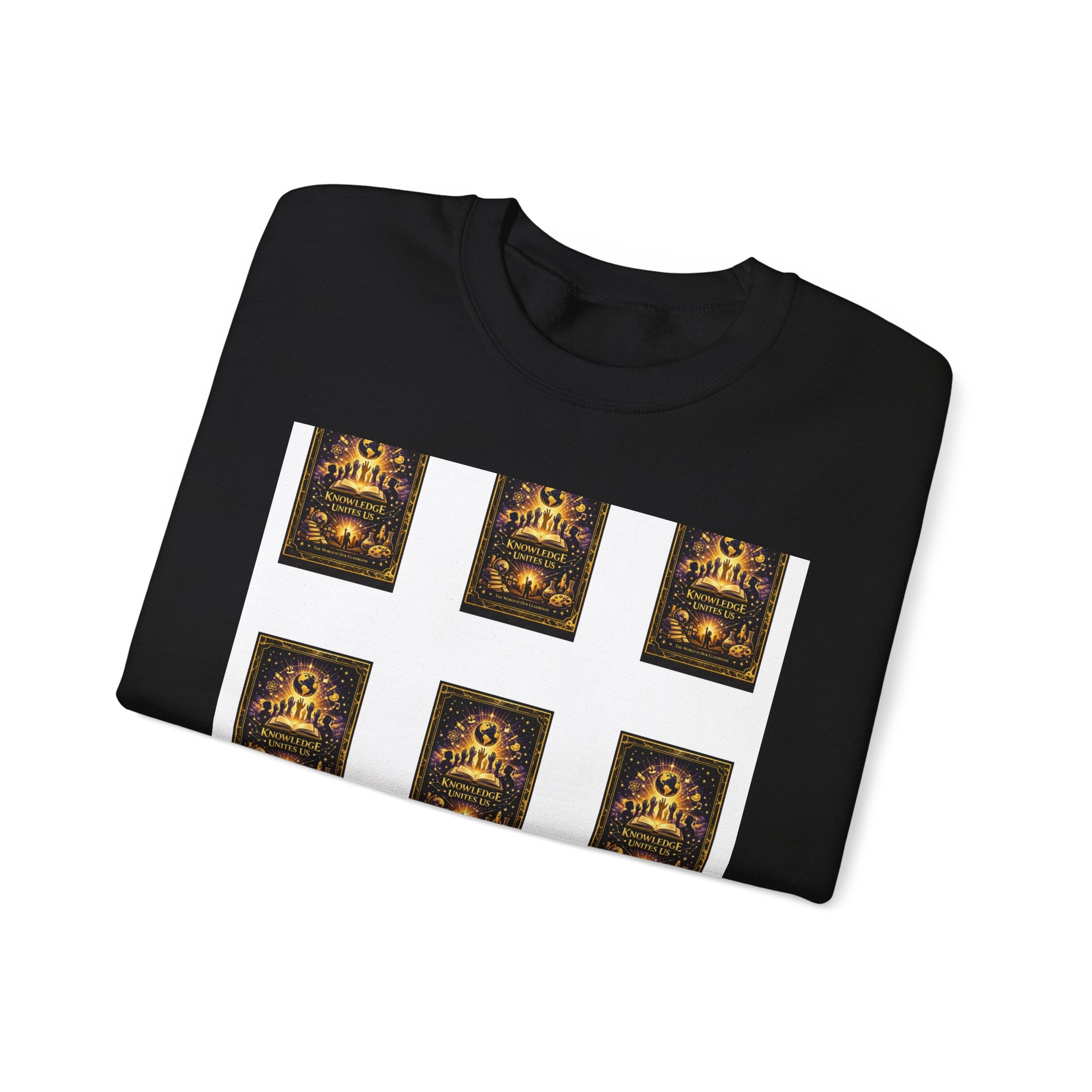 Crewneck Sweatshirt — Vintage Candles Grid Graphic