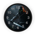 Assassin Nightblade Wall Clock — Dark Rogue with Glowing Eyes Decorative Clock