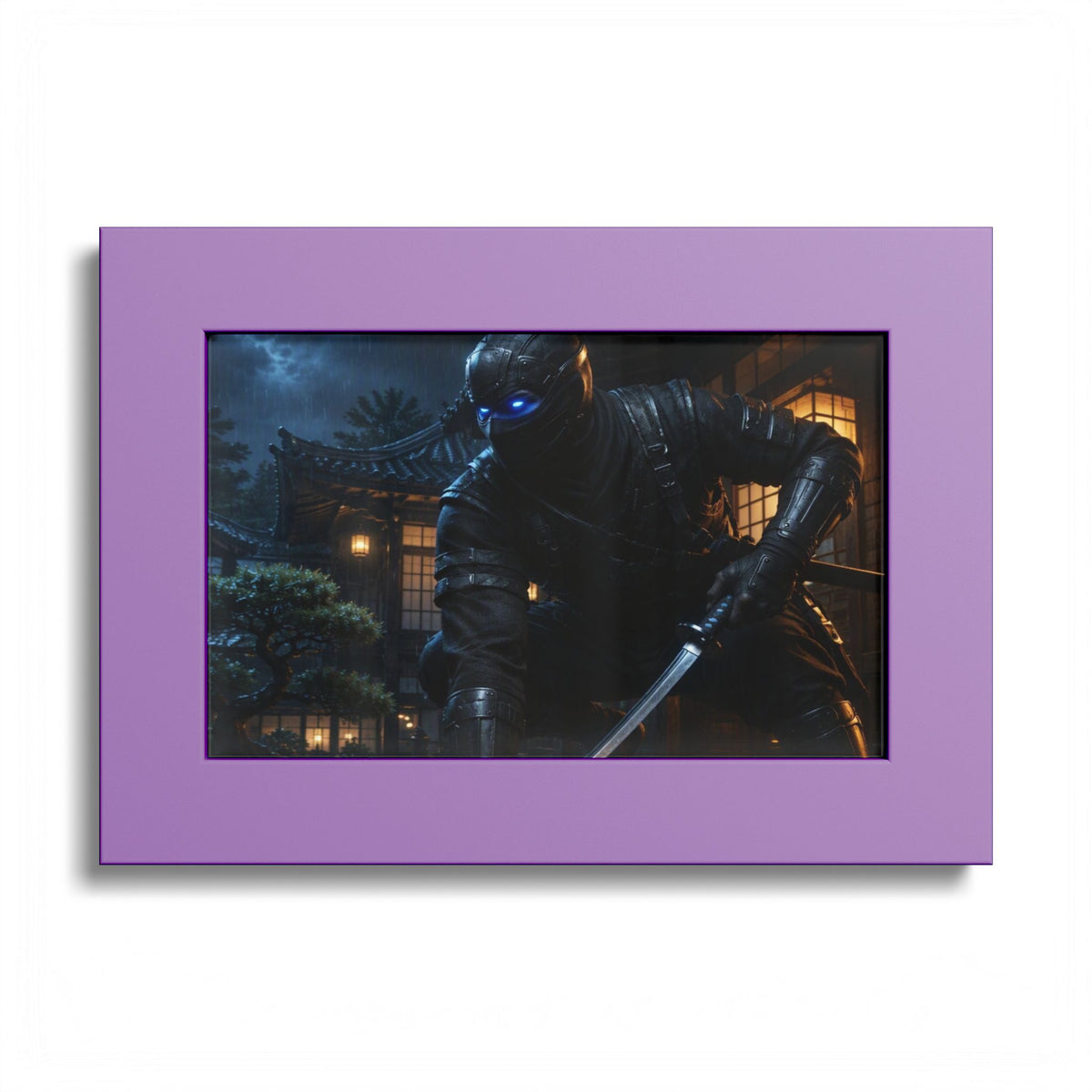 Ninja Night Scene Poster
