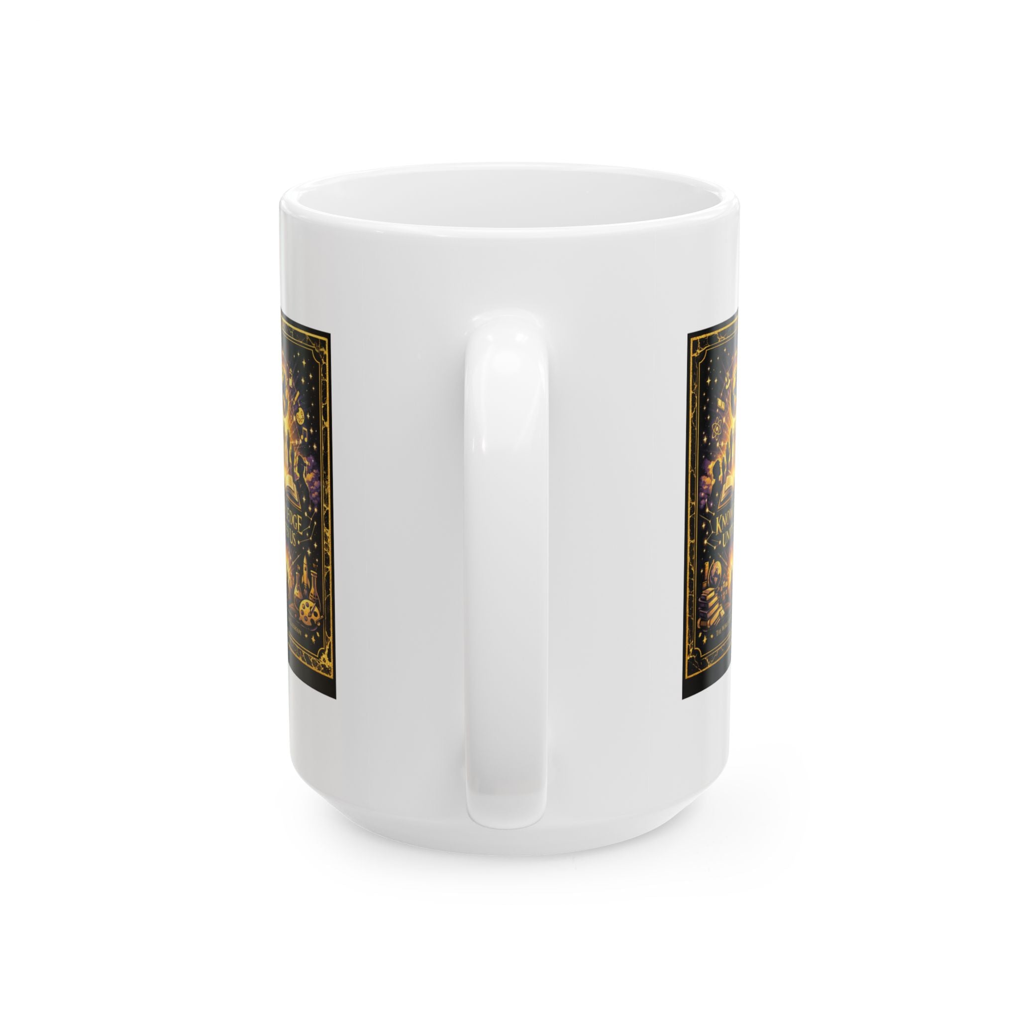 Knowledge Unites Us Ceramic Mug — Inspirational Unity & Education Coffee Cup (11oz / 15oz)