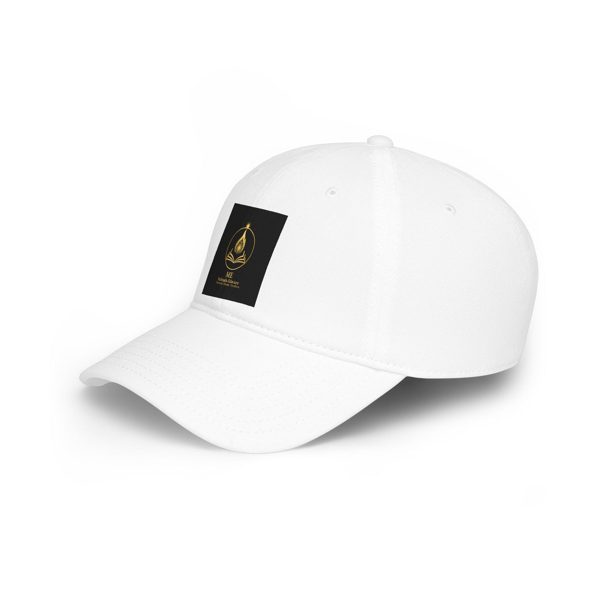 Baseball Cap — Gold Sacred Geometry Logo "BE Unshakable" Low Profile Hat