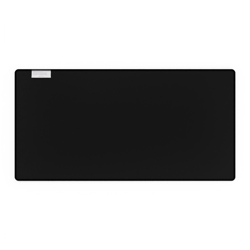 City Nightscape Desk Mat — Rainy Neon Skyline Large Mousepad