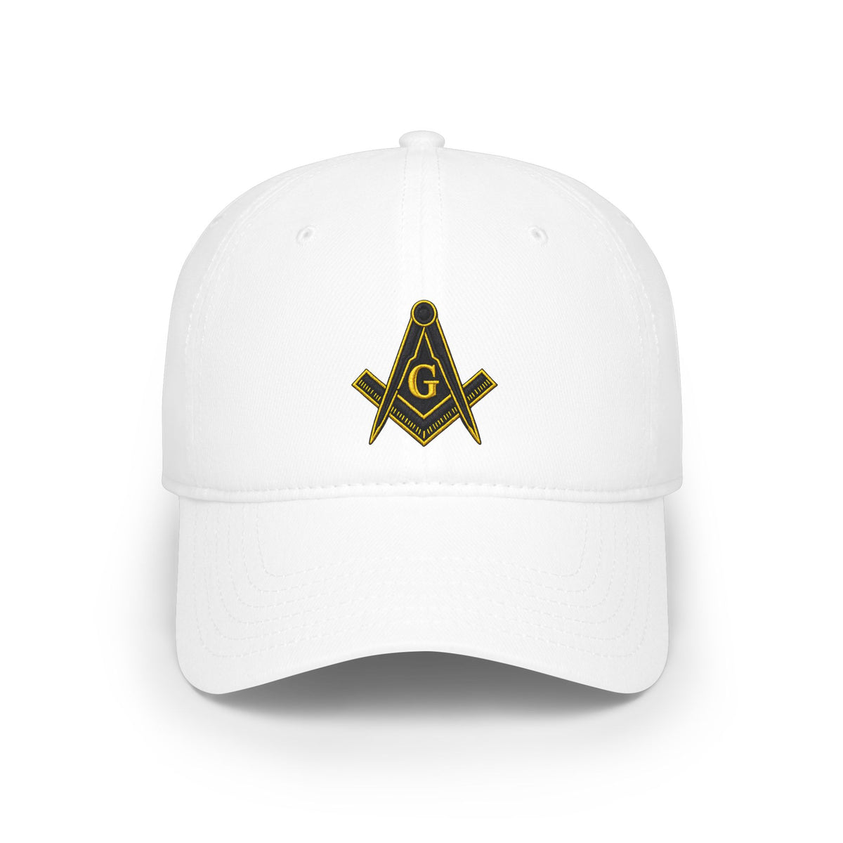Masonic Square & Compass Low Profile Baseball Cap