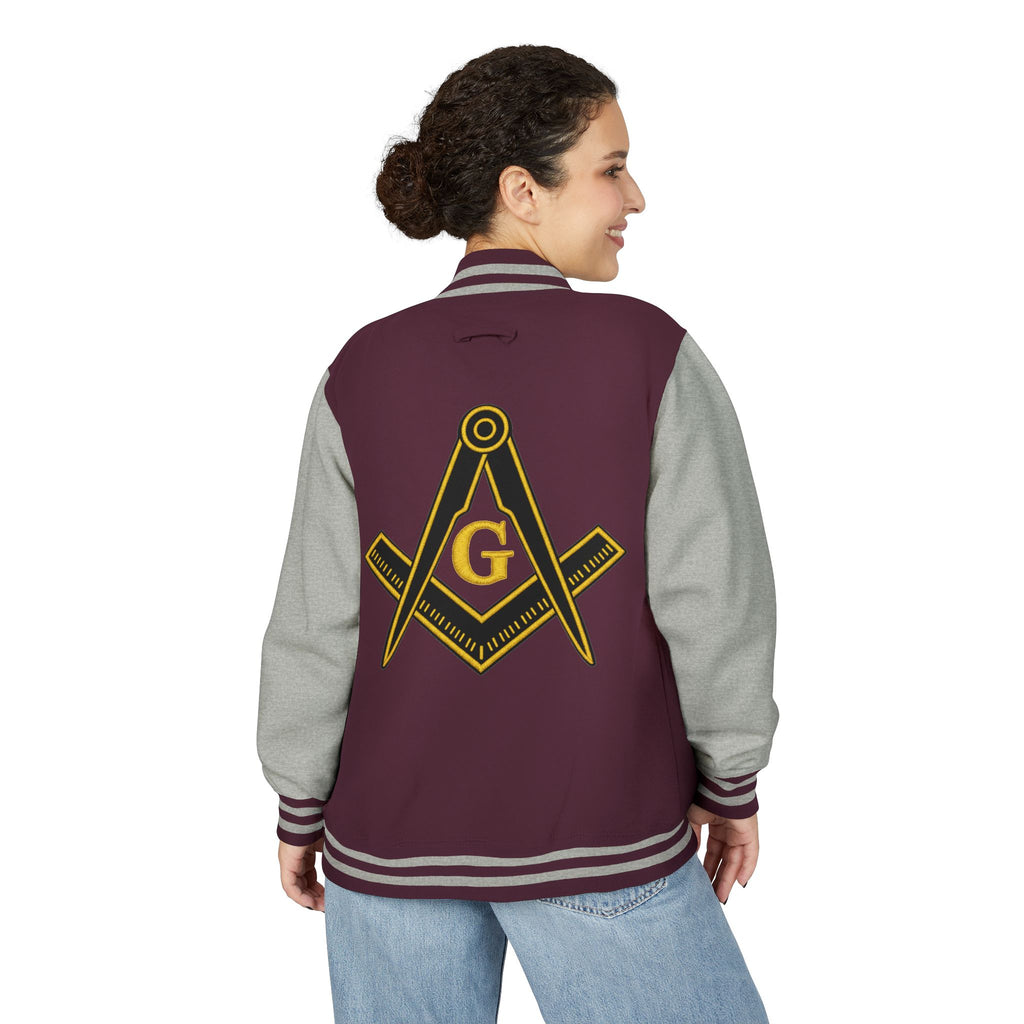 Masonic Embroidered Letterman Jacket