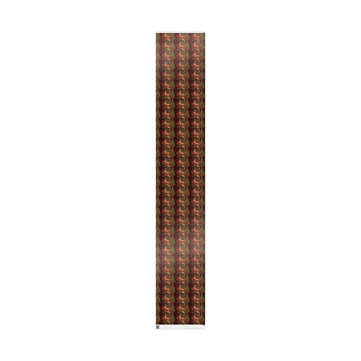 Christmas Santa Fireplace Wrapping Paper – Festive Gift Wrap Roll